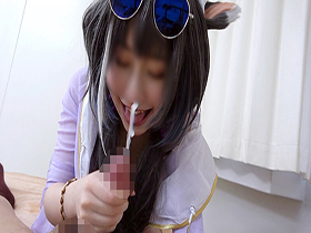 ガチ声優アイドル志望美少女レイヤー18歳の信じられない真性ドМ本性【唾液ゴク飲み＆イラマ喉射精ごっくん】【イキっぱなし失禁オシッコ噴射・・・　サンプル画像07